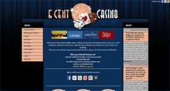 Desktop Screenshot of 5centcasino.com